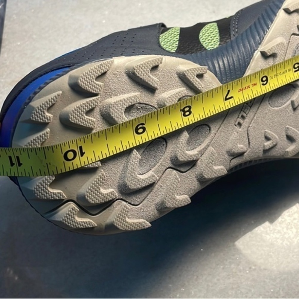 Merrell Big Kid's Nova 2 Sneaker Blue hook loop closure blue green shoe Sz 6.5M - Picture 12 of 14